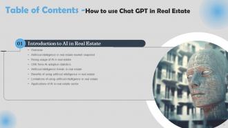 How To Use ChatGPT In Real Estate Powerpoint Presentation Slides ChatGPT CD Pre-designed Graphical