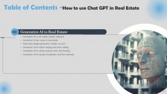 How To Use ChatGPT In Real Estate Powerpoint Presentation Slides ChatGPT CD Content Ready Captivating