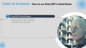 How To Use ChatGPT In Real Estate Powerpoint Presentation Slides ChatGPT CD Aesthatic Captivating