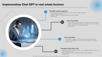 How To Use ChatGPT In Real Estate Powerpoint Presentation Slides ChatGPT CD Adaptable Captivating