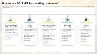 How To Use Dall E2 For Creating Custom Art Comprehensive Guide On AI ChatGPT SS V