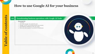 How To Use Google AI For Business Powerpoint Presentation Slides AI CD Ideas Analytical