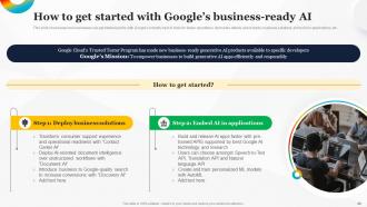 How To Use Google AI For Business Powerpoint Presentation Slides AI CD Attractive Professionally