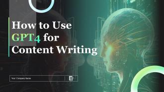 How To Use GPT4 For Content Writing ChatGPT CD V