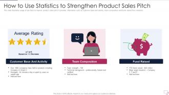 How To Use Statistics To Strengthen Product Sales Pitch
