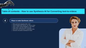 How To Use Synthesia AI For Converting Text To Videos AI CD V Informative Image