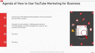 How to use youtube marketing for business powerpoint presentation slides