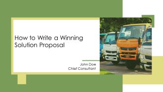 How To Write A Winning Solution Proposal PPT Presentation AT