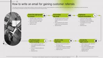 How To Write An Email For Gaining Customer Referrals Guide To Referral Marketing