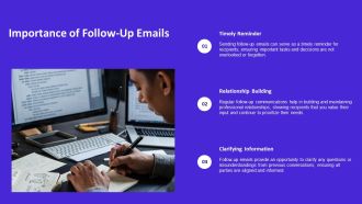 How To Write Clear Business Emails PPT Template AT Image Engaging