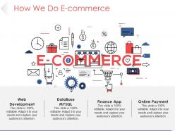 How we do e commerce powerpoint slide introduction