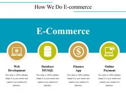How we do e commerce ppt images