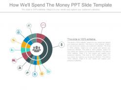 How well spend the money ppt slide template