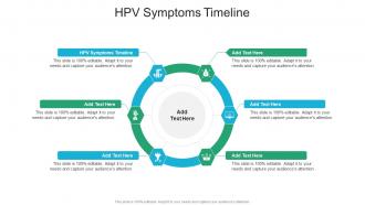 HPV Symptoms Timeline In Powerpoint And Google Slides Cpb