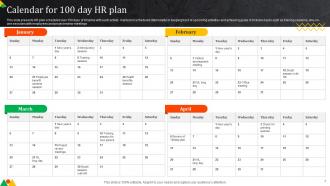 Hr 100 Day Plan Powerpoint Ppt Template Bundles Pre-designed Best
