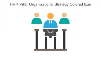 HR 4 Pillar Organizational Strategy Colored Icon In Powerpoint Pptx Png And Editable Eps Format