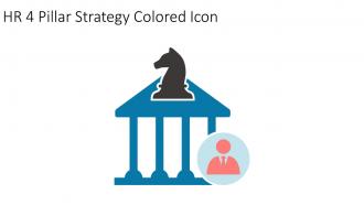 HR 4 Pillar Strategy Colored Icon In Powerpoint Pptx Png And Editable Eps Format