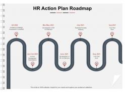 Hr action plan roadmap ppt powerpoint presentation gallery
