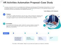 HR Activities Automation Proposal Case Study Ppt Powerpoint Presentation Infographic