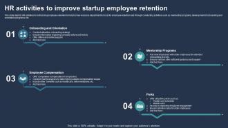 HR Activities To Improve Startup Employee Retention