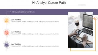 HR Analyst Career Path In Powerpoint And Google Slides Cpb