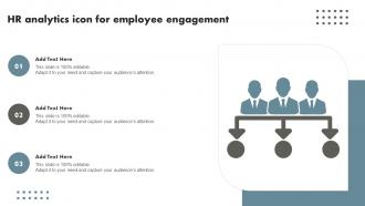 HR Analytics Icon For Employee Engagement