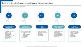 HR Analytics Implementation Best Practices For Business Intelligence Implementation