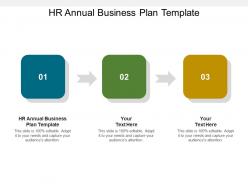 Hr annual business plan template ppt powerpoint presentation show summary cpb
