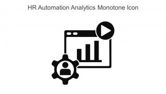 HR Automation Analytics Monotone Icon In Powerpoint Pptx Png And Editable Eps Format