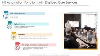 HR Automation Functions With Digitized Core Services