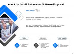 Hr automation software proposal powerpoint presentation slides