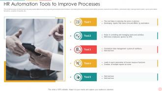 HR Automation Tools To Improve Processes