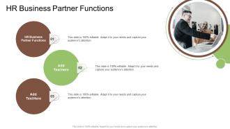 HR Business Partner Functions In Powerpoint And Google Slides Cpb
