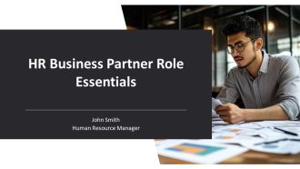 HR Business Partner Role Essentials PPT Sample AT