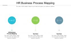 Hr business process mapping ppt powerpoint presentation slides show cpb