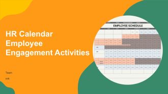 HR Calendar Employee Engagement Activities PPT Slides AT