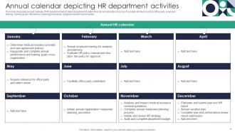 HR calendar PowerPoint PPT Template Bundles Designed Impactful