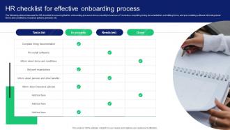 HR Checklist For Effective Onboarding Process