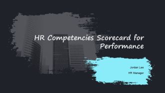 HR Competencies Scorecard For Performance PPT Information AT