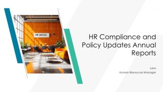 HR Compliance And Policy Updates Annual Reports PPT Summary AT