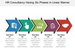 Hr consultancy having six phases in linear manner
