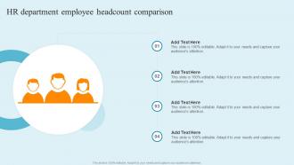 HR Department Employee Headcount Comparison