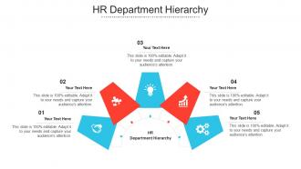 HR Department Hierarchy Ppt Powerpoint Presentation Inspiration Introduction Cpb