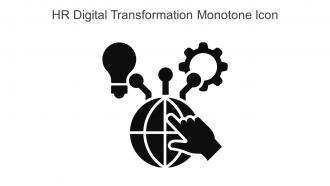 HR Digital Transformation Monotone Icon In Powerpoint Pptx Png And Editable Eps Format