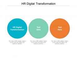 Hr digital transformation ppt powerpoint presentation icon model cpb