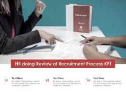 Hr doing review of recruitment process kpi
