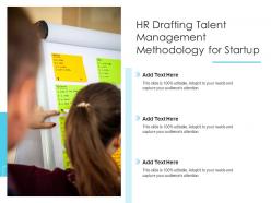 HR Drafting Talent Management Methodology For Startup