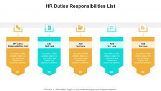HR Duties Responsibilities List In Powerpoint And Google Slides Cpb
