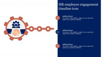 HR Employee Engagement Timeline Icon