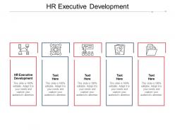 Hr executive development ppt powerpoint presentation file master slide cpb